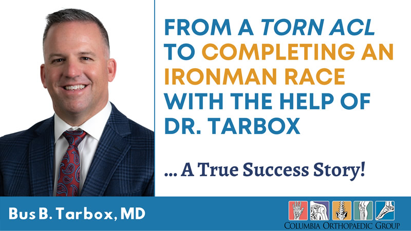From a Torn ACL to Completing an Ironman Race