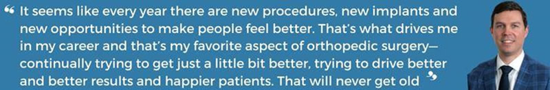 Getting to Know Orthopaedic Surgeon Josh Hamann