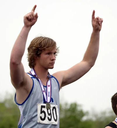 state winning athlete